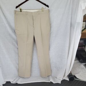 Tan Chinos with Straight Leg and Professional Style